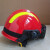 抢险救援头盔 17款统型ABS 消防应急救援帽 防砸耐冲击 防火地震 红色头盔+灯架+手电