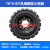工程轮胎工业机械承重轮电动地牛用橡胶实心轮胎300100橡胶空圈 350100-8六孔实心轮胎