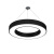 LED吊灯圆形六边形Y形人字形造型灯洗车店网吧商超舞蹈使用 中空圆形48W-直径60cm