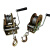 手摇绞盘 绞车 手动卷扬机 小型自锁家用钢丝绳吊机提升机牵引机 1000磅X85米钢丝绳
