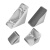 TDT铝型材配件 防尘角件带盖子90度直角件角码 90度防尘角件4040（2套）