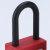 GOLOCK 塑料梁挂锁 配铜钥匙 三级管理25mm 红 GMK-G25P 1把价格5把起订