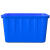 豫选工品 塑料周转箱 水箱大号加厚 塑料水桶 长方形周转储水箱  物品收纳箱 海鲜水产周转箱 50L（蓝色）