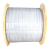 安广独立光纤2芯自承皮线光缆入户双并排光纤线室内四钢丝无头线 白色 4钢丝分离式 200m
