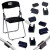 钢筋凳子塑料脚垫办公椅子开口脚套弓形椅子圆管卡套管夹条形套 25毫米（有纹）白色 4个