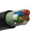 起帆(QIFAN)电线电缆 YJVR3*185+1*95平方国标铜芯电力电缆 绝缘护套软电缆 黑色