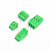 绿色螺钉式PCB接线端子QH/KF128-2.54 3.5 3.81 5.0 5.08 7.5MM 128-5.08-2P可拼接【20只】