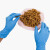 英科一次性丁腈手套橡胶餐饮防水防油污食品级餐饮厨房美容纹身家务清洁用蓝色标准型XL