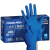 英科特厚一次性手套丁腈加厚耐用级乳胶橡胶实验室丁晴 [舒适款]蓝色丁腈 100只盒 S