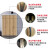 骊住（LIXIL）日本品质壁橱门定制衣柜门衣帽间门收纳折叠推拉门壁橱门PL-LAA 3折6扇-门扇7色可选 套