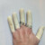 切口乳胶橡胶手指套防滑耐磨工业加厚农业劳保无尘防水防护手指套 农业中号M