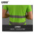安赛瑞 透气反光polo衫 户外骑行建筑施工荧光短袖 绿色 XL 3F00506