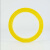 筑华工品 桌面定位胶带 6S标识划线胶带警示线 黄色15mm*66m 单位：米