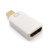 迷你MiniDP雷电接口转hdmi转接线适用于MacBook air微软surface p 雷电2Mini DP接口(白色1080P版)