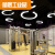 LED吊灯圆形六边形Y形人字形造型灯洗车店网吧商超舞蹈使用 人字形36W-直径80cm