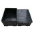 周转箱物料收纳整理筐电子元器件黑色塑胶养龟盒子箱带盖 10号带盖外尺寸600*500*360mm