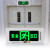 安燚 36*16.5cm(双向不带底盒) 嵌入式消防应急灯LED安全出口指示牌镶嵌暗装疏散标志灯AYK-075