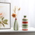 墨斗鱼陶瓷花瓶欧式ins风摆件电视柜家居装饰品鲜花插花器红绿系列