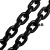 吊链g80锰钢起重链条吊索具葫芦链条吊钩手拉葫芦链铁链收放吊具ONEVAN 10吨Φ18mm(一米) 白色