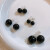 WOUG施华洛世奇锆925银黑玛瑙珍珠耳钉女ins小众设计简约网红甜酷圆球 黑玛瑙10mm