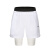 海德（HEAD）网球运动轻薄速干短裤2024春夏新款两件套多袋透气短裤男 白色 M