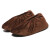 普舍（PUTSCHE）绒布鞋套 机房防尘防滑脚套加厚可反复用 咖啡色