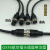 加工焊接成型GX12 GX16 GX20带线航空插头插座 2P针至10芯 连接器 GX16-4芯母插头
