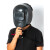 米囹适用手持式电焊面罩半自动焊帽氩弧焊工塑料防水加厚焊接焊机脸部 面罩(+8号镜片10黑10白)