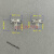 SEM凹槽钉形扫描电镜样品台FEI/ZEISS蔡司Tescan直径12.7 90度台12.7mmX9.5mm钉腿长