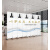 IGIFTFIRE定制公司房间隔断logo背景墙现代办公室会议室遮挡带轮可移动 乳白色 图案1