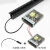 鹿色磁吸轨道灯配件电源变压器100W200W300W48V直通模块转角模块 水平转角-明装