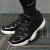 NIKE耐克鞋子男/女鞋Air Jordan 11 Retro白红情侣复古休闲篮球鞋AJ11 黑白 大魔王528896/AV2187-001 36.5（GS）