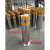 加厚不锈钢防撞柱挡车路桩可移动路障立柱钢管反光警示柱304材质 201材质(159管3.0厚)60高