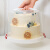 蛋糕盒子重复蛋糕盒重复使用圆形六 八寸6 8寸全透明双层加高手提生日包装盒子 白色的蛋糕盒+保温袋 1只 加防滑动底托