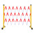 电梯维修护栏伸缩折叠布艺围挡施工安全围栏三折布艺警示隔离围挡 国标 1.2米高*4米长红白 加厚