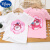迪士尼（Disney）小女孩草莓熊变色短袖2024新款夏季女童亮片翻转可变图案T恤半袖 白色 100cm