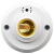 声光控开关灯座楼道感应延时E27螺口明装LED自动声控节能灯头 声光控吸顶灯8W