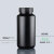 RICH LAB 黑色塑料瓶125/250/500/1000ml大口窄口HDPE密封液体罐样品储存瓶 大口 500ml【满100包邮，偏远地区除外】