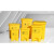 垃圾桶脚踩果皮箱医院用小黄色诊所废物脚踏式垃圾箱大号 60L垃圾桶-加厚 黄色