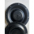 QBY/K25/40/50/65/80/100隔膜片丁青橡胶气动隔膜泵膜片气泵配件 140MM黑色 橡胶6个孔