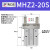 星辰气动手指气缸HFZ/MHZ2/MHZL2-10/16/20/32/40D-S小型平行夹爪 星辰MHZ2-20S