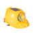东部工品 风扇安全帽双风扇工地带风扇充电遮阳帽头灯 LZ-158 红色（8000毫安） 