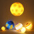 月球灯  定制流浪星球灯吊灯星空装饰灯景观防水发光圆球地球灯行星 25cm(8星可选)