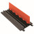 Checkers GD3X75-ST-O/B 三槽低矮型线缆保护带，红黑色