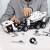 ONEBOT儿童玩具车汽车工程车14+生日礼物积木拼装玩具小颗粒积木 白色搅拌车