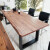 拾花韵（SHIHUAYUN）小型会议桌实木办公桌会议桌长桌简约大小型板式长方形公司开会洽 牛角椅