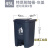 废料化学品分类垃圾箱脚踏垃圾桶锐器加厚型塑料专用加厚大桶针筒 45L特厚脚踏桶灰盖 高韧性+2卷
