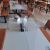 芙蓉花亚克力防飞沫餐桌隔断板企业员工食堂透明十字隔离板疫情挡板 双人位高40cm×宽60cm