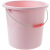 真百仓 6L 手提水桶 塑料桶 清洁储水桶 粉色 1个装