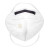 霍尼韦尔（Honeywell）口罩 KN95级防粉尘折叠式防雾霾防护口罩 H950V头戴式带呼吸阀 25只/盒 （独立包装）
